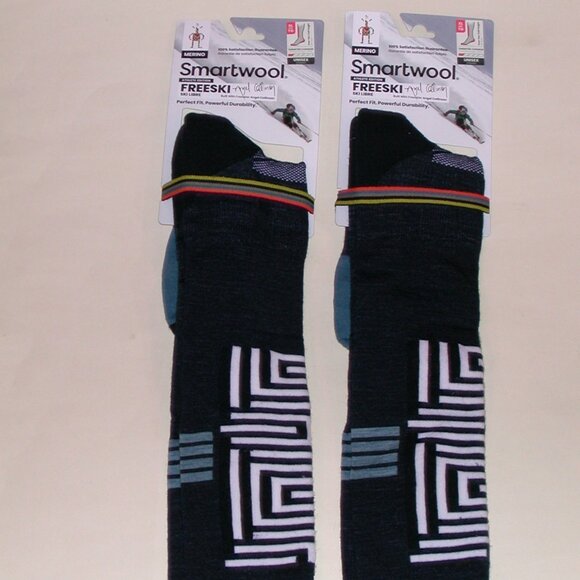 Two Pairs SmartWool Free Ski Angel Collinson Targeted Cushion OTC Socks Mens XL